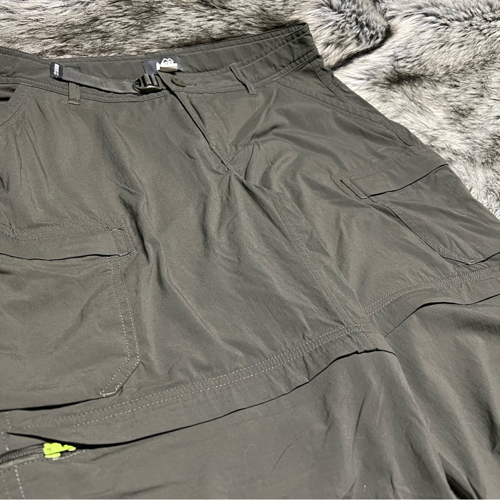 REI zip off cargo hiking pants womens M 10 - Picture 3 of 7